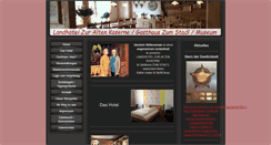 Desktop Screenshot of landhotel-ebern.de